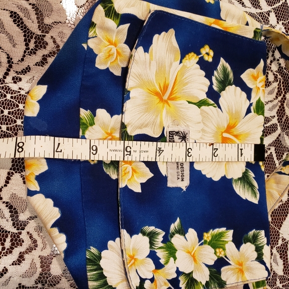 Vintage Hawaiian Coconut Girl Mini Bag Hibiscus Tropical Local Design - Picture 6 of 7